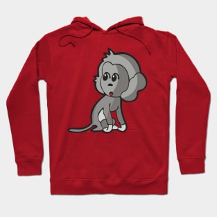 Cute Monkey Cartoon Hoodie